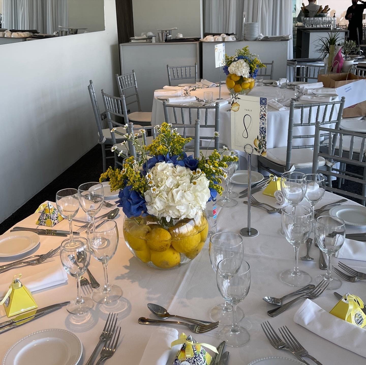 Floral installation created for a corporate event